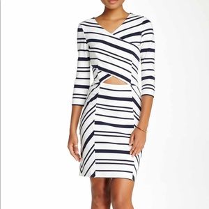 Ella moss cutout wrap dress